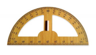 Транспортир деревянный классный