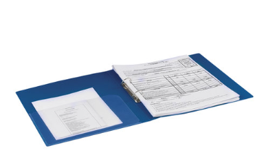 Папка на 2 кольцах 25 мм до 170 листов 0,8 мм