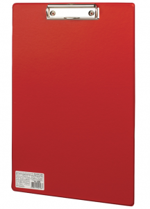 Папка-планшет BRAUBERG "Comfort" с прижимом А4 Красная