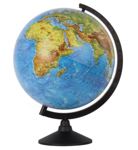 Глобус физический диаметр 320 мм