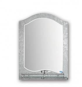 Зеркало фигурное Frap с полкой 70*50 см