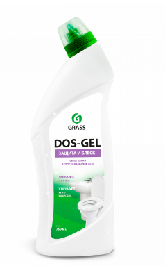 Средство для сантехники 750мл DOS-GEL гель с хлором  1/12