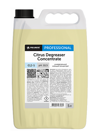 Средство Моющее Универсальное Citrus Degreaser Concentrate 5л pro-brite