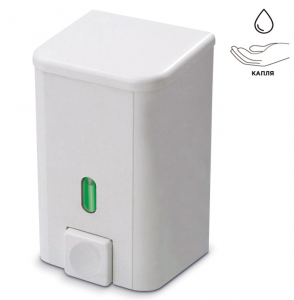 Диспенсер для жидкого мыла и антисептика PRIMA NOVA, НАЛИВНОЙ, белый, 1,0 л