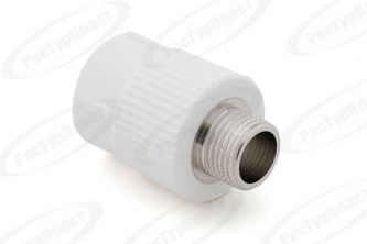 Муфта комбинир 20*1/2" гайка PP-R (о)   \40 (200)