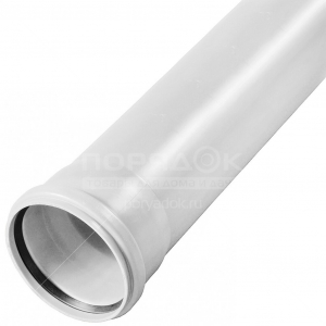 Труба 50 L=2.0м. (1.8мм) РР серая "ТЕВО" /10 (50)