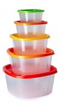 Набор квадр контейнеров COMPACT 5 в 1