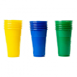 Стакан одноразовый цветной 200мл