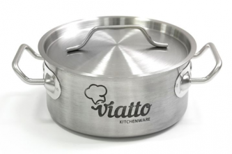 Кастрюля нержавеющая сталь 3л Viatto