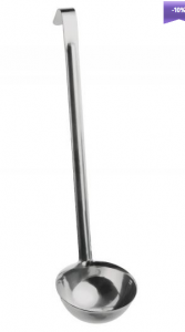 Ложка разливная 250мл цельнотянутый, длина ручки 34см