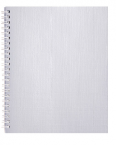 Тетрадь 96 листов А5 клетка БЕЛАЯ Metallic