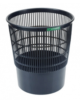 Корзина для бумаг 18л пластмассовая