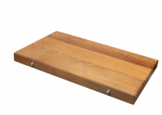 Доска разделочная с железными стяжками 600х300х40 мм бук