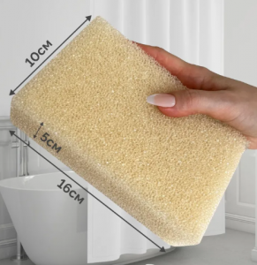 Губка для тела, мочалка для душа жесткая