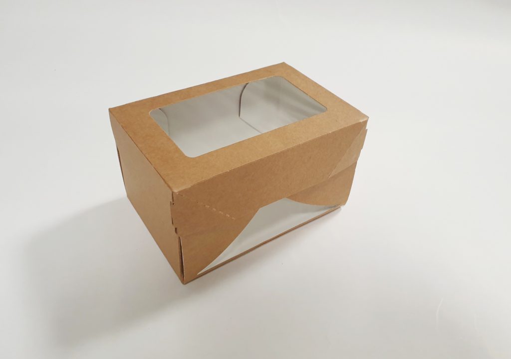 Коробка для десерта 150*100*85 мм с окном 50/200
