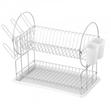 Сушилка для посуды настольная 2 уровня (50*23*36см)
