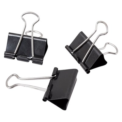 Зажимы для бумаг 25 мм 12шт/упак