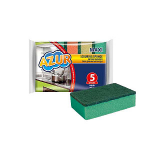 Губка для мытья посуды Азур Макси 5шт