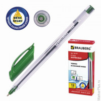 Ручка шариковая зеленая масляная 0,21 мм