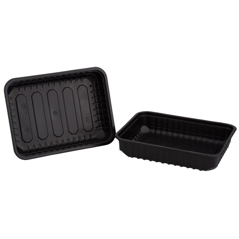 Контейнер одноразовый 179 500мл низкий черный СП 1/50/500