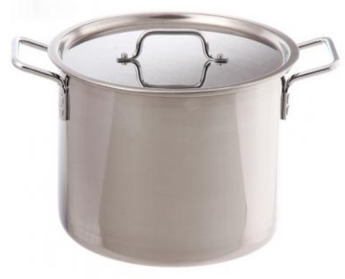 Котел нержавеющая сталь  30,0л (d35см; h36см) Высокий [ОБЩЕПИТ] Сварной. Клепанные ручки