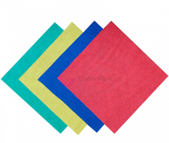 Салфетка микрофибра 30*30 с ПУ покрытием (плотн. 250)