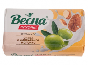 Мыло туалетное 90гр ВЕСНА в ассортименте 1/72