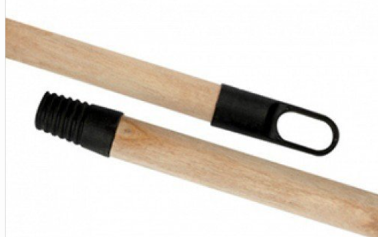 Черенок деревянный  для уборочного инвентаря 120 см, еврорезьба,