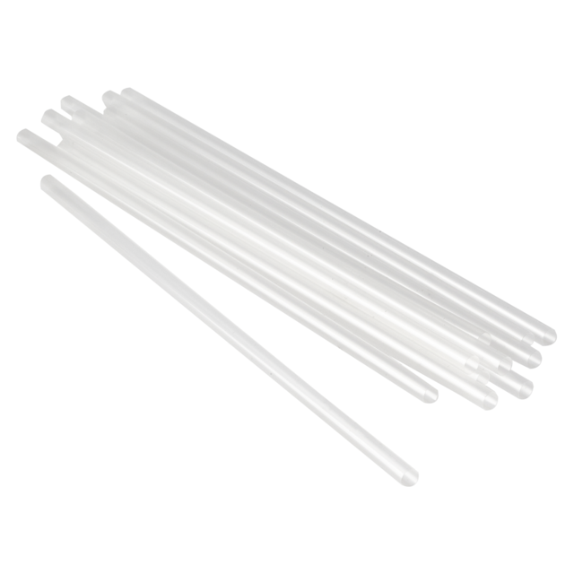 Трубочки для коктейля прямые прозрачные 1/500шт