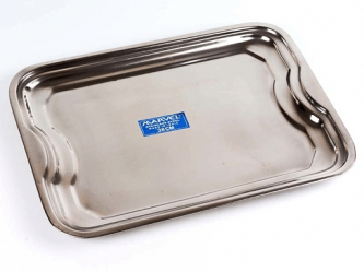 Поднос нержавеющая сталь 43см МН-179