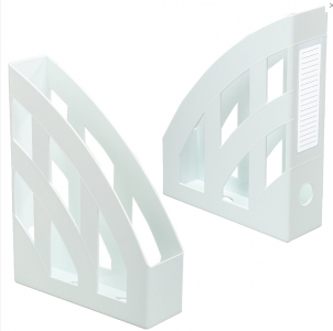 Лоток вертикальный для бумаг КОМПЛЕКТ 2 шт. 245х75х320 мм серый