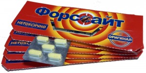 Ловушка от тараканов клеевая 1шт. с таблеткой-приманкой (25гр) (5шт/уп) ФОРССАЙТ