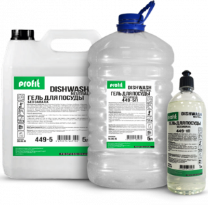 Средство для мытья посуды 5л PROFIT DISHWASH без запаха канистра pro-brite