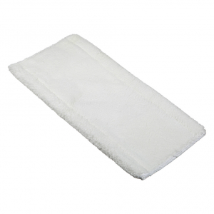 Насадка Моп 40*12 плоский микрофибра ухо+карман белый