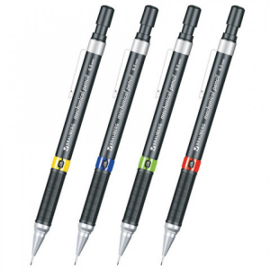 Карандаш механический 0,5 мм  ластик корпус черный