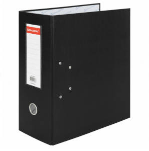 Папка-регистратор BRAUBERG с двумя арочными механизмами (до 800 листов) покрытие ПВХ 125 мм