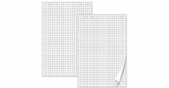 Блокнот для флипчарта BRAUBERG 20 листов клетка 67,5х98 см 80 г/м2