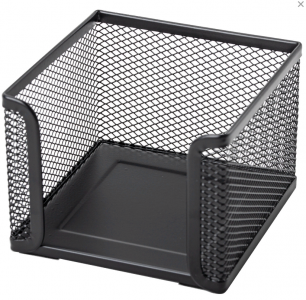 Подставка для бумажного блока BRAUBERG  Germanium металлическая черная