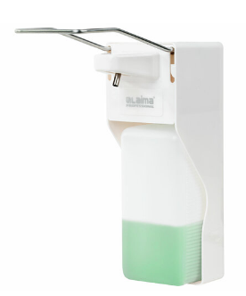 Дозатор локтевой для мыла и антисептика с еврофлаконом 1 л ABS-пластик