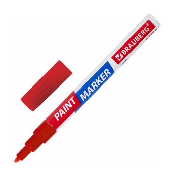 Маркер-краска лаковый (paint marker) 2 мм НИТРО-ОСНОВА, BRAUBERG EXTRA