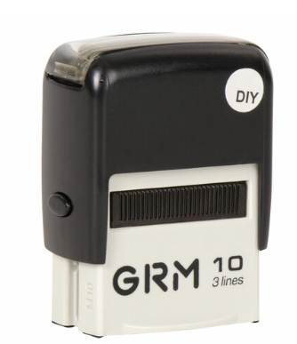 Штамп самонаборный (мини) 3-строчный, оттиск 26х12 мм
