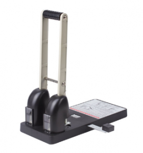 Дырокол металлический МОЩНЫЙ KW-trio до 150 листов черный