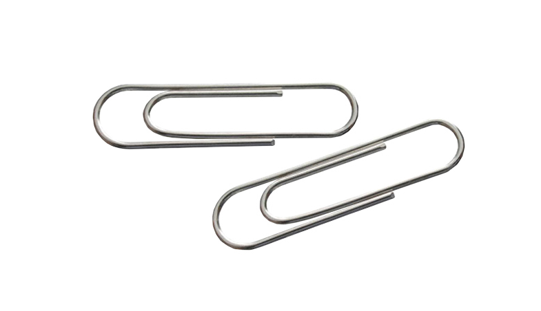 Скрепки 50мм Berlingo 100шт. никелированные