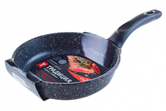 Сковорода а/пр литая 20см ТМ Традиция Гранит