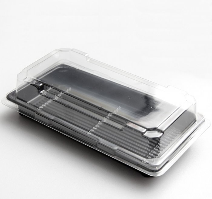 Контейнер одноразовый ПК-1005 К+Д для суши дно черное