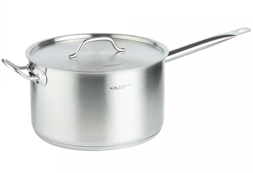 Ковш-Сотейник нержавеющая сталь 12,0л с/кр  ТРС с двумя ручками