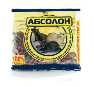 Приманка от грызунов ООО Комус Абсолон гранулы 100 г