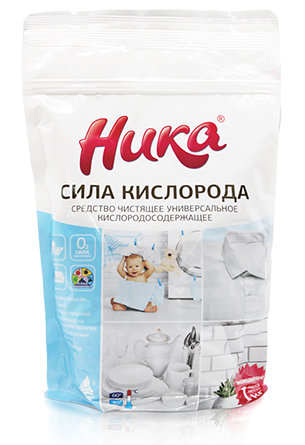 Отбеливатель кислородосодержащий 1кг Ника сила кислорода