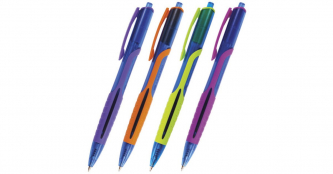 Ручка шариковая синяя масляная автоматическая 0,35 мм BRAUBERG