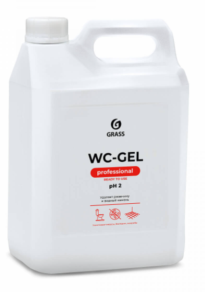 Средство для чистки сантехники WC- гель 5.3 кг